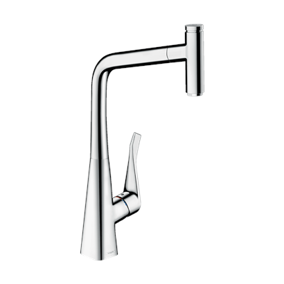 HansGrohe Metris Select M71 Tek Kollu Eviye Bataryası 320, Çekilebilir Gaga, 1Jet  - 14884000