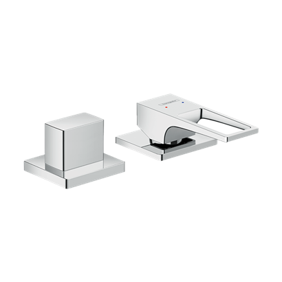 HansGrohe Metropol 2 - Delikli Küvet Kenarı Tek Kollu Banyo Bataryası Loop Volan İle - 74548000