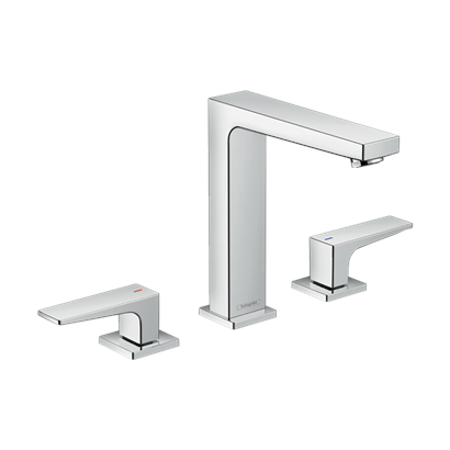 HansGrohe Metropol 3 - Delikli Lavabo Bataryası 160 Bas - Aç Gider Seti Ve Çubuk Volan İle - 32515000