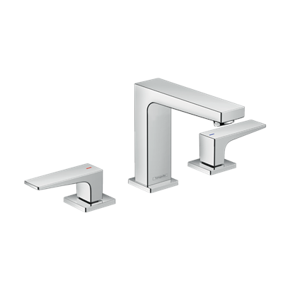 HansGrohe Metropol 3 - Delikli Lavabo Bataryası 110 Bas - Aç Gider Seti Ve Çubuk Volan İle - 32514000