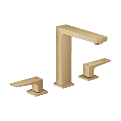 HansGrohe Metropol 3 - Delikli Lavabo Bataryası 160 Bas - Aç Gider Seti Ve Çubuk Volan İle - 32515140