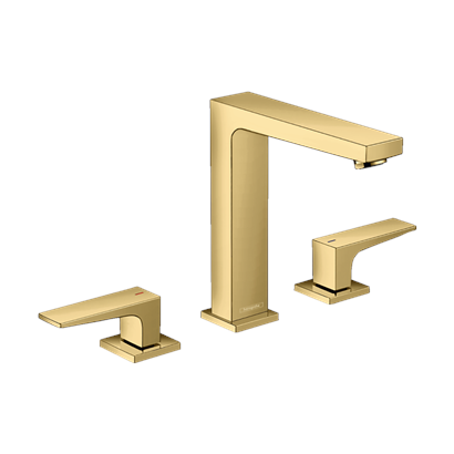 HansGrohe Metropol 3 - Delikli Lavabo Bataryası 160 Bas - Aç Gider Seti Ve Çubuk Volan İle - 32515990