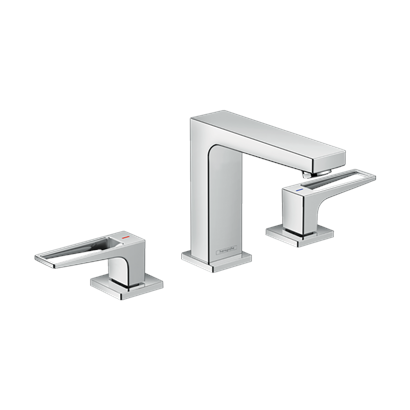HansGrohe Metropol 3 - Delikli Lavabo Bataryası 110 Bas - Aç Gider Seti Ve Loop Volan İle - 74514000