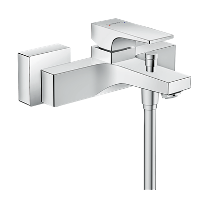 HansGrohe Metropol Tek Kollu Banyo Bataryası Aplike, Çubuk Volan İle - 32540000