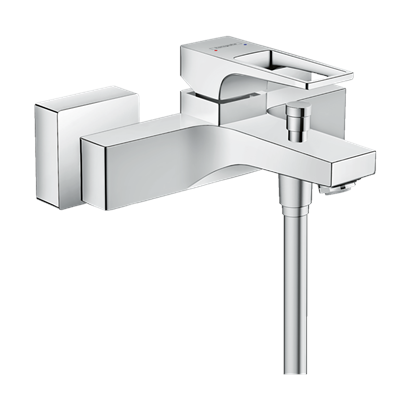 HansGrohe Metropol Tek Kollu Banyo Bataryası Aplike, Loop Volan İle - 74540000