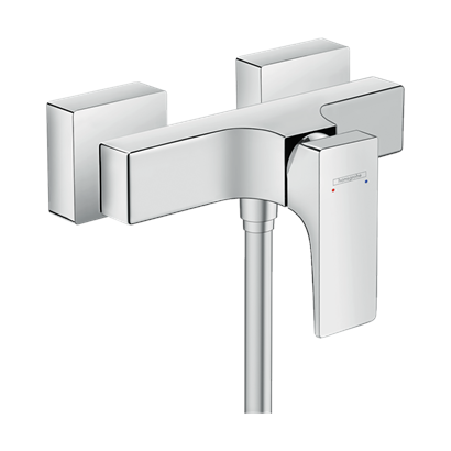 HansGrohe Metropol Tek Kollu Duş Bataryası Aplike, Çubuk Volan İle - 32560000