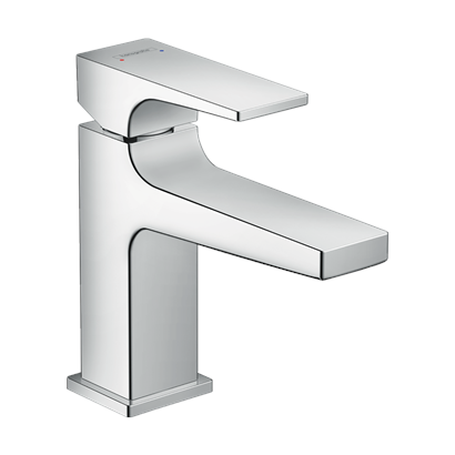 HansGrohe Metropol Tek Kollu Lavabo Bataryası 100 Çubuk Volan, Bas - Aç Gider Seti İle, Küçük Lavabolar İçin - 32500000