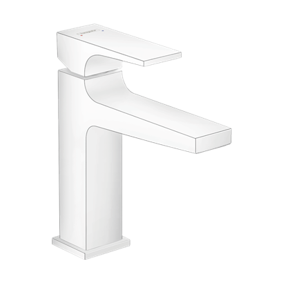 HansGrohe Metropol Tek Kollu Lavabo Bataryası 110 Çubuk Volan Ve Bas - Aç Gider Seti İle - 32507700