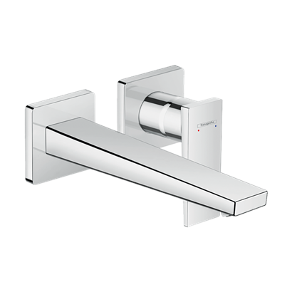 HansGrohe Metropol Tek Kollu Lavabo Bataryası Çubuk Volan, Ankastre Duvara Monte, 22.5 Cm Gaga İle - 32526000