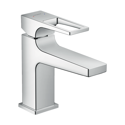 HansGrohe Metropol Tek Kollu Lavabo Bataryası 100 Loop Volan Ve Bas - Aç Gider Seti, Küçük Lavabolar İçin - 74500000