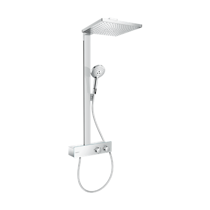 HansGrohe Raindance E Duş Kolonu 300 1 Jet, Ecosmart, 9 Lt/Dk, Showertablet 350 İle - 27362000
