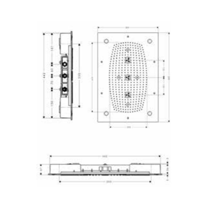 Hansgrohe Raindance Rainmaker Tepe Duşu 680/460 3 jet Krom Işıksız - 28417000