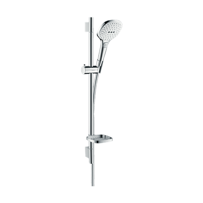 HansGrohe Raindance Select E Duş Seti 120 3 Jet, Ecosmart, 9Lt/Dk, 65 Cm Duş Barı Ve Sabunluk İle - 26622400