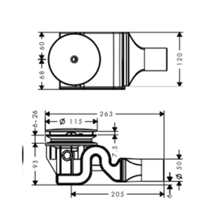 Hansgrohe Raindrain Komple Gider Seti 90 XXL - 60067000