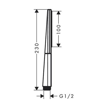 HansGrohe Rainfinity Baton El Duşu 100 1Jet - 26866990