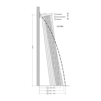 HansGrohe Rainfinity Tepe Duşu 250 3Jet, Duvar Bağlantısı İle - 26232000