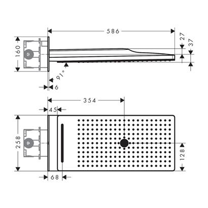 HansGrohe Rainmaker Select Tepe Duşu 580 3 Jet, Ecosmart, 9 Lt/Dk - 24011400