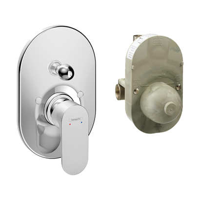 HansGrohe Rebris S Ankastre Banyo Bataryası Krom - 72448000