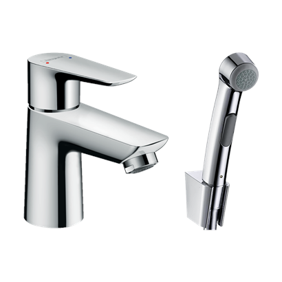 HansGrohe Talis E Tek Kollu Lavabo Bataryası Bidette El Duşu Ve 160 Cm Duş Hortumu İle - 71729000