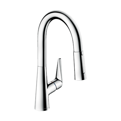 HansGrohe Talis M51 Tek Kollu Eviye Bataryası 160, Çekilebilir El Duşu, 2Jet - 72815000