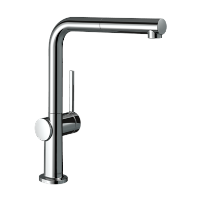 HansGrohe Talis M54 Tek Kollu Eviye Bataryası 270, Çekilebilir Gaga, 1Jet - 72808000