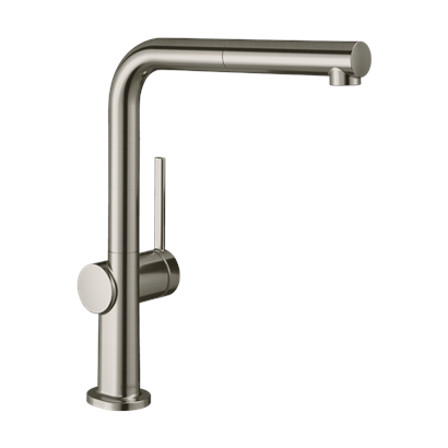 HansGrohe Talis M54 Tek Kollu Eviye Bataryası 270, Çekilebilir Gaga, 1Jet - 72808800