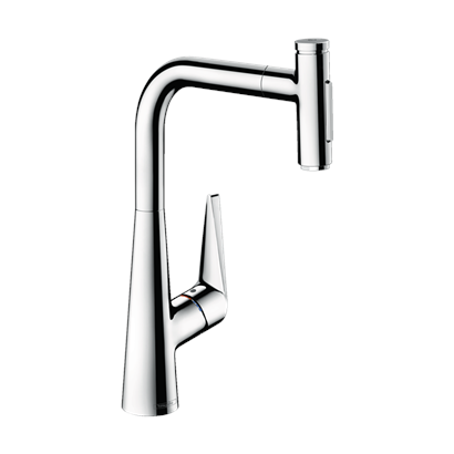 HansGrohe Talis Select M51 Tek Kollu Eviye Bataryası 300, Çekilebilir El Duşu, 2Jet, Sbox - 73867000