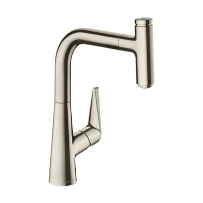 HansGrohe Talis Select M51 Tek Kollu Eviye Bataryası 220, Çekilebilir Gaga, 1Jet, Sbox - 73852800