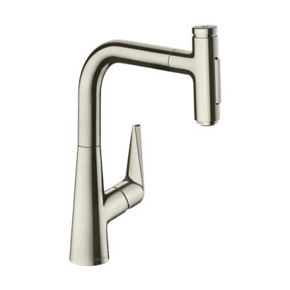 HansGrohe Talis Select M51 Tek Kollu Eviye Bataryası 220, Çekilebilir El Duşu, 2Jet, Sbox - 73868800