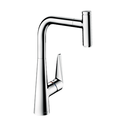 HansGrohe Talis Select M51 Tek Kollu Eviye Bataryası 300, Çekilebilir Gaga, 1Jet, Sbox - 73853000