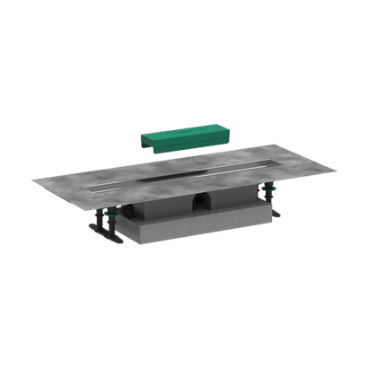 HansGrohe Ubox Universal Komple Set Düz Kurulum  -  600 Duş Kanalı İçin - 56016180
