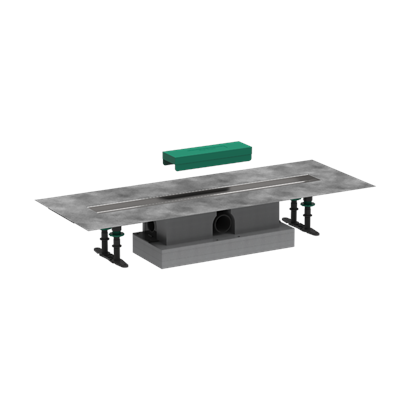 HansGrohe Ubox Universal Komple Set Standart Kurulum  -  700 Duş Kanalı İçin - 56023180