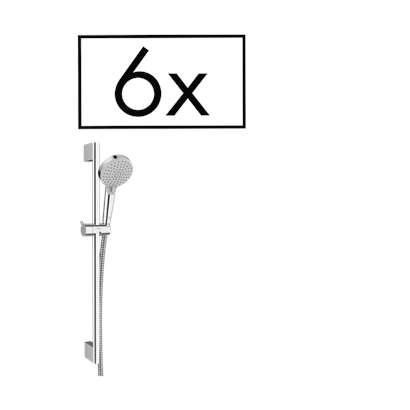 HansGrohe Vernis Blend Duş Seti Vario, 65 Cm Duş Barı İle Proje Paketi (6Lı) - 26371000