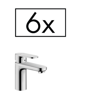 HansGrohe Vernis Blend Tek Kollu Lavabo Bataryası 70 Kumandalı, Proje Paketi (6Lı) - 71587000