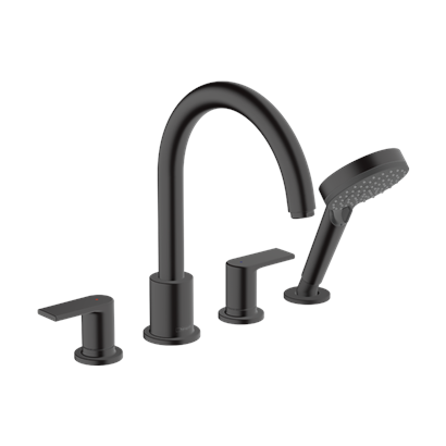 HansGrohe Vernis Shape 4 - Delikli Küvet Kenarı Banyo Bataryası - 71459670