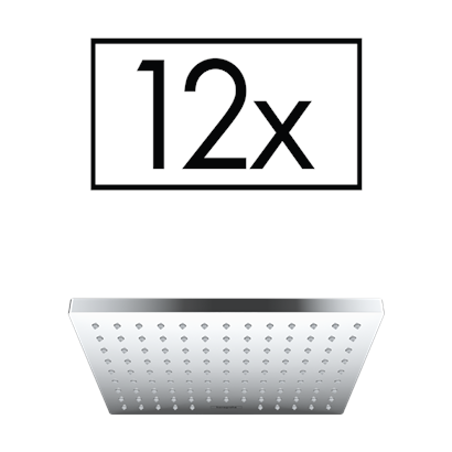 HansGrohe Vernis Shape Tepe Duşu 230 1Jet Proje Paketi (12Li) - 26579000