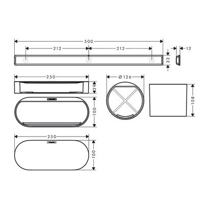 HansGrohe Wallstoris Banyo Paketi - 27968670