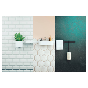 Hansgrohe WallStoris Depolama Rafı Derin Satin Beyaz - 27912700