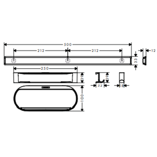 Hansgrohe WallStoris Duş Paketi Satin Beyaz - 27967700