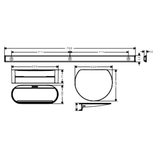 Hansgrohe WallStoris Küvet Paketi Satin Siyah - 27966670