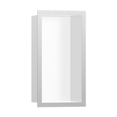 HansGrohe Xtrastoris Individual Duvar Nişi Satin Beyaz Tasarım Çerçeveli 300/150/100 - 56096800