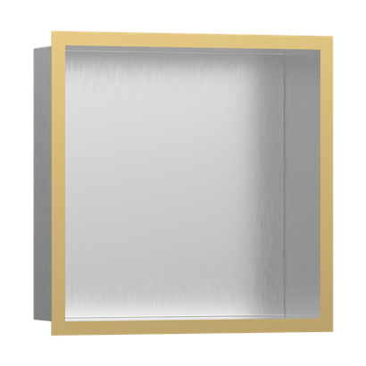 HansGrohe Xtrastoris Individual Duvar Nişi Paslanmaz Çelik Tasarım Çerçeveli 300/300/100 - 56097990