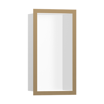 HansGrohe Xtrastoris Individual Duvar Nişi Satin Beyaz Tasarım Çerçeveli 300/150/100 - 56096140
