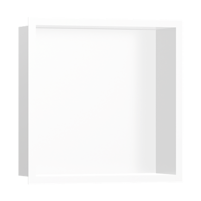 HansGrohe Xtrastoris Individual Duvar Nişi Satin Beyaz Tasarım Çerçeveli 300/300/100 - 56099700