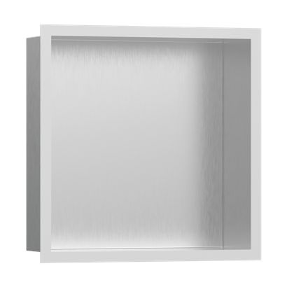 HansGrohe Xtrastoris Individual Duvar Nişi Paslanmaz Çelik Tasarım Çerçeveli 300/300/100 - 56097700