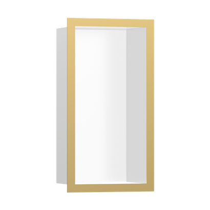 HansGrohe Xtrastoris Individual Duvar Nişi Satin Beyaz Tasarım Çerçeveli 300/150/100 - 56096990