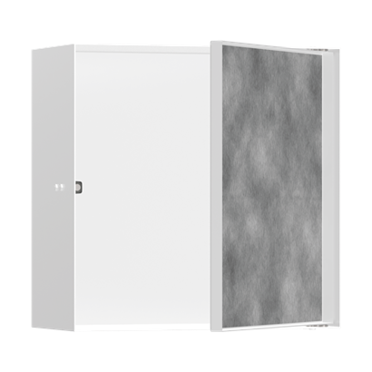 HansGrohe Xtrastoris Rock Duvar Nişi Seramik Kaplanabilir Kapak İle 300/300/140 - 56091700