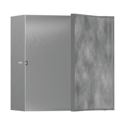 HansGrohe Xtrastoris Rock Duvar Nişi Seramik Kaplanabilir Kapak İle 300/300/140 - 56091800
