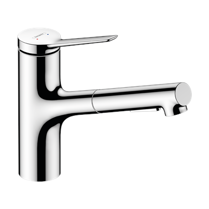 HansGrohe Zesis M33 Tek Kollu Eviye Bataryası, 150, Çekilebilir El Duşu, 2Jet - 74800000