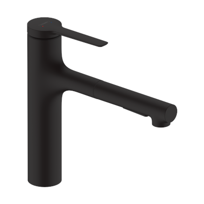 HansGrohe Zesis M33 Tek Kollu Eviye Bataryası, 160, Çekilebilir El Duşu,2Jet, Sbox Lite - 74804670